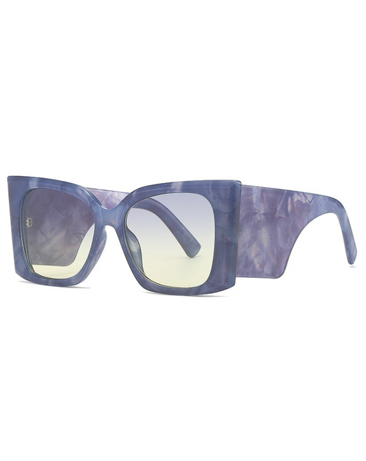 POSH SUNGLASSES- BLUE MARBLE