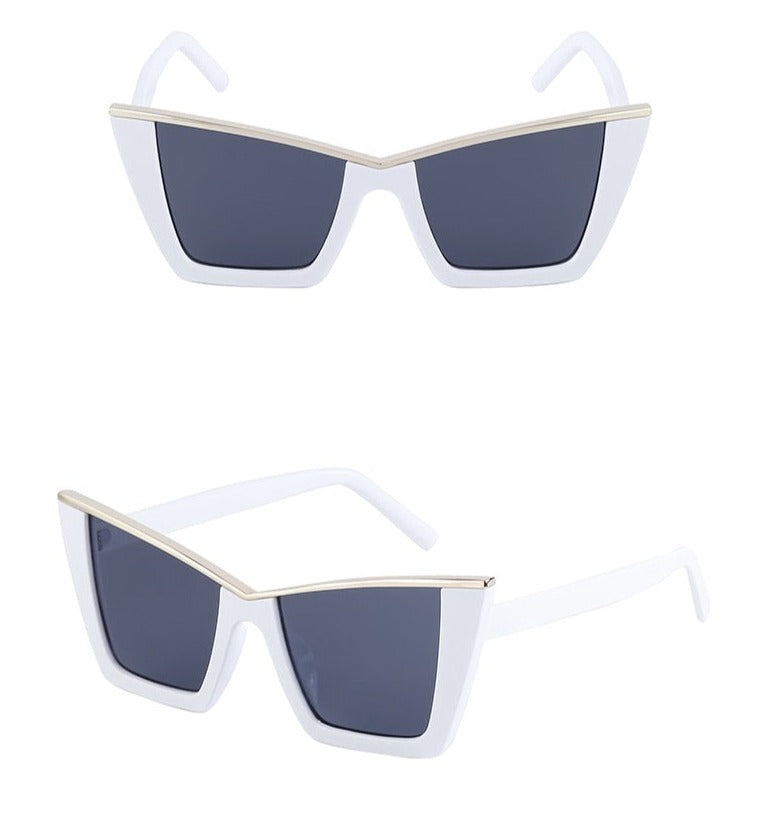 ISIS CATEYE SUNGLASSES - WHITE